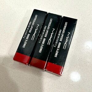 Mac lipsticks bundle of three